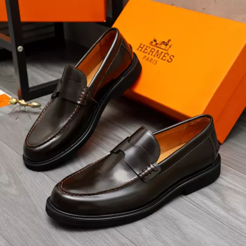 Hermes Leather Shoes For Men #1380637 $85.00 USD, Wholesale Replica Hermes Leather Shoes