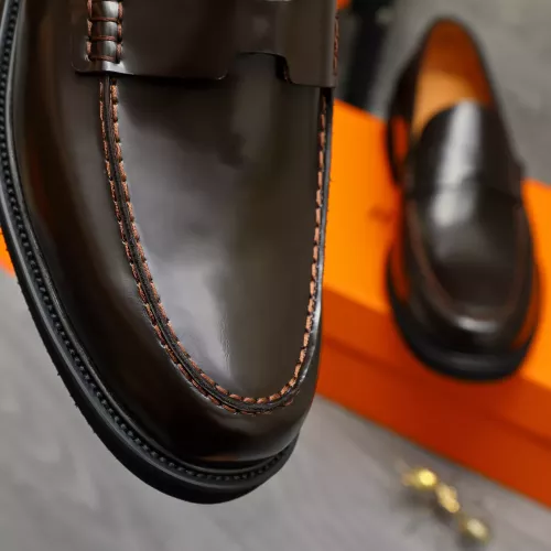 Replica Hermes Leather Shoes For Men #1380637 $85.00 USD for Wholesale