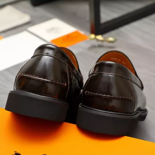 Replica Hermes Leather Shoes For Men #1380637 $85.00 USD for Wholesale