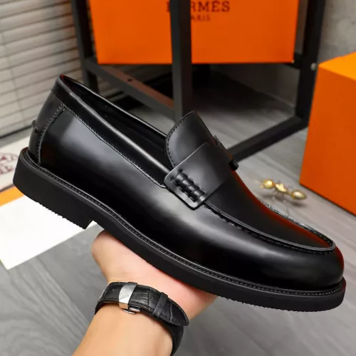 Replica Hermes Leather Shoes For Men #1380638 $85.00 USD for Wholesale