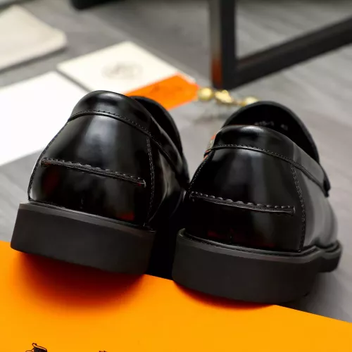 Replica Hermes Leather Shoes For Men #1380638 $85.00 USD for Wholesale