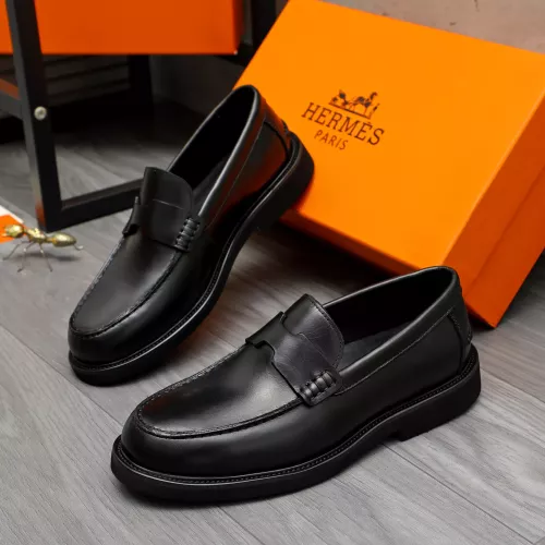 Hermes Leather Shoes For Men #1380639 $85.00 USD, Wholesale Replica Hermes Leather Shoes