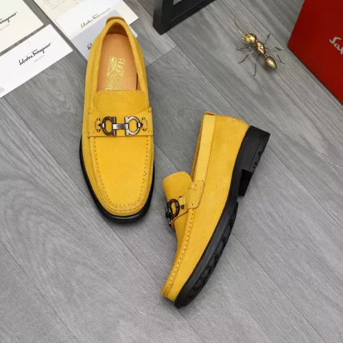 Salvatore Ferragamo Leather Shoes For Men #1380670 $82.00 USD, Wholesale Replica Salvatore Ferragamo Leather Shoes