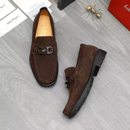 Salvatore Ferragamo Leather Shoes For Men #1380671 $82.00 USD, Wholesale Replica Salvatore Ferragamo Leather Shoes