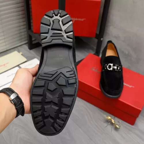 Replica Salvatore Ferragamo Leather Shoes For Men #1380672 $82.00 USD for Wholesale