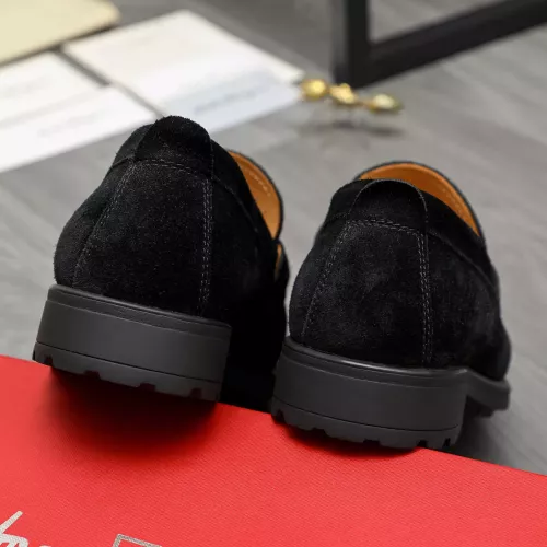 Replica Salvatore Ferragamo Leather Shoes For Men #1380672 $82.00 USD for Wholesale