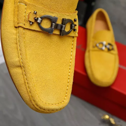 Replica Salvatore Ferragamo Leather Shoes For Men #1380674 $82.00 USD for Wholesale