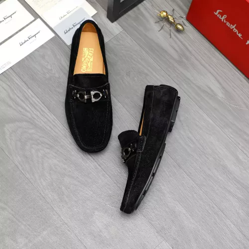 Salvatore Ferragamo Leather Shoes For Men #1380676 $82.00 USD, Wholesale Replica Salvatore Ferragamo Leather Shoes