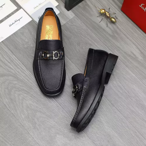 Salvatore Ferragamo Leather Shoes For Men #1380681 $85.00 USD, Wholesale Replica Salvatore Ferragamo Leather Shoes
