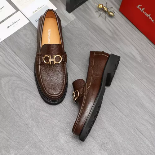 Salvatore Ferragamo Leather Shoes For Men #1380706 $85.00 USD, Wholesale Replica Salvatore Ferragamo Leather Shoes