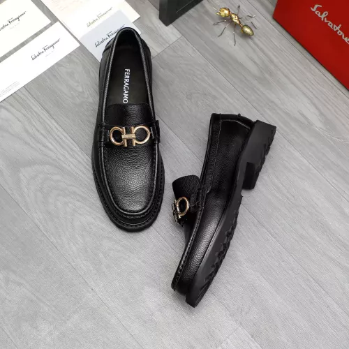 Salvatore Ferragamo Leather Shoes For Men #1380707 $85.00 USD, Wholesale Replica Salvatore Ferragamo Leather Shoes