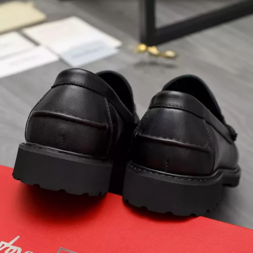 Replica Salvatore Ferragamo Leather Shoes For Men #1380713 $85.00 USD for Wholesale