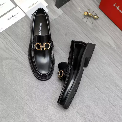 Salvatore Ferragamo Leather Shoes For Men #1380715 $85.00 USD, Wholesale Replica Salvatore Ferragamo Leather Shoes