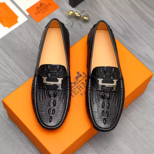 Hermes Leather Shoes For Men #1380728 $76.00 USD, Wholesale Replica Hermes Leather Shoes