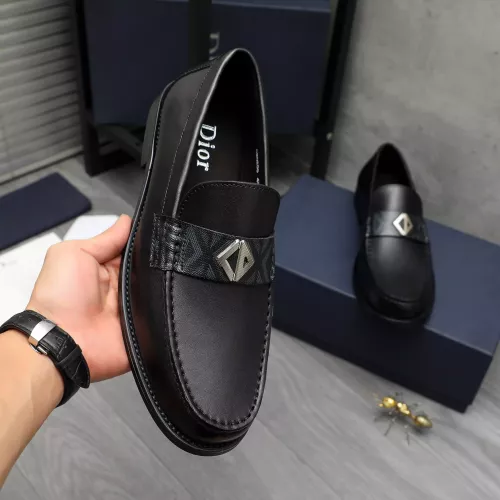 Replica Christian Dior Leather Shoes For Men #1380729 $82.00 USD for Wholesale