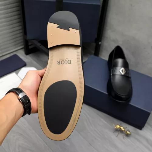 Replica Christian Dior Leather Shoes For Men #1380729 $82.00 USD for Wholesale