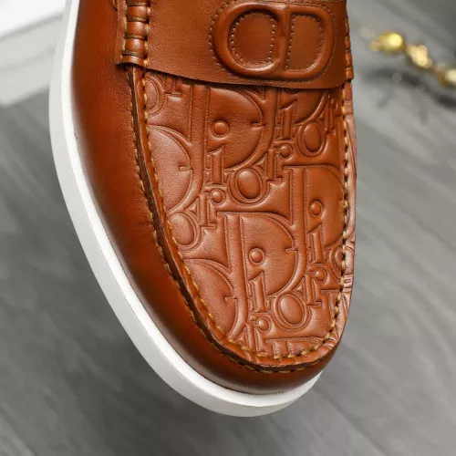 Replica Christian Dior Leather Shoes For Men #1380730 $88.00 USD for Wholesale