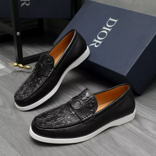 Christian Dior Leather Shoes For Men #1380731 $88.00 USD, Wholesale Replica Christian Dior Leather Shoes