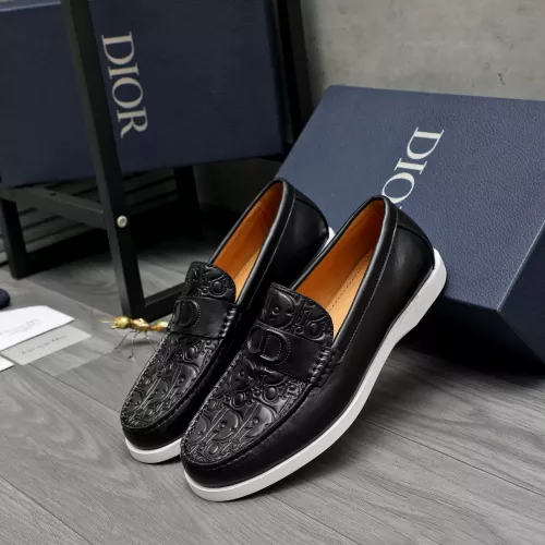 Replica Christian Dior Leather Shoes For Men #1380731 $88.00 USD for Wholesale