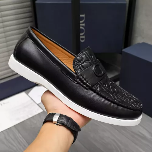 Replica Christian Dior Leather Shoes For Men #1380731 $88.00 USD for Wholesale