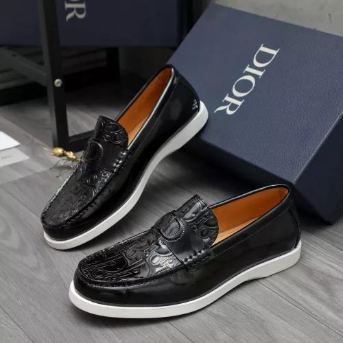 Christian Dior Leather Shoes For Men #1380732 $88.00 USD, Wholesale Replica Christian Dior Leather Shoes
