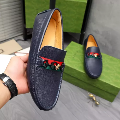 Replica Gucci Oxfords Shoes For Men #1380737 $72.00 USD for Wholesale