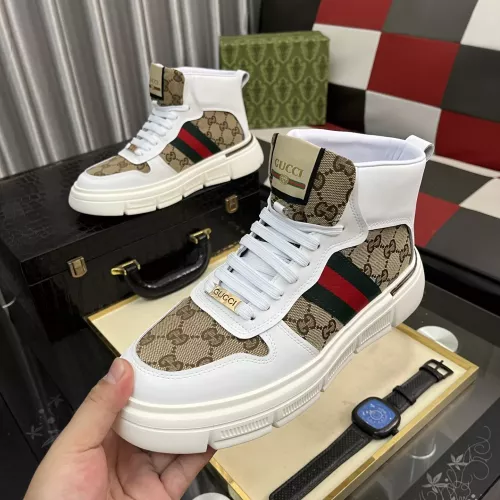 Gucci High Tops Shoes For Men #1380796 $82.00 USD, Wholesale Replica Gucci High Tops Shoes