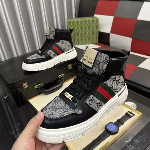 Gucci High Tops Shoes For Men #1380797 $82.00 USD, Wholesale Replica Gucci High Tops Shoes