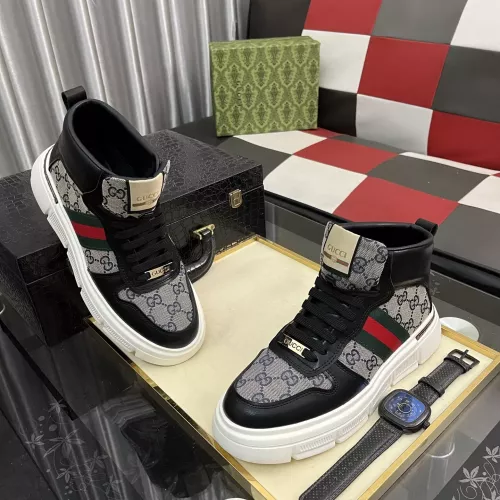 Replica Gucci High Tops Shoes For Men #1380797 $82.00 USD for Wholesale