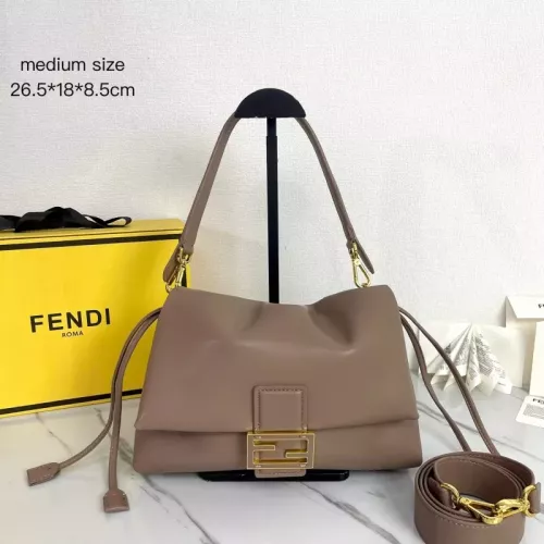 Fendi AAA Quality Shoulder Bags For Women #1380871 $140.00 USD, Wholesale Replica Fendi AAA Quality Shoulder Bags