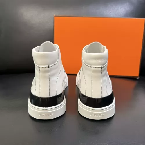 Replica Hermes High Tops Shoes For Men #1380917 $132.00 USD for Wholesale