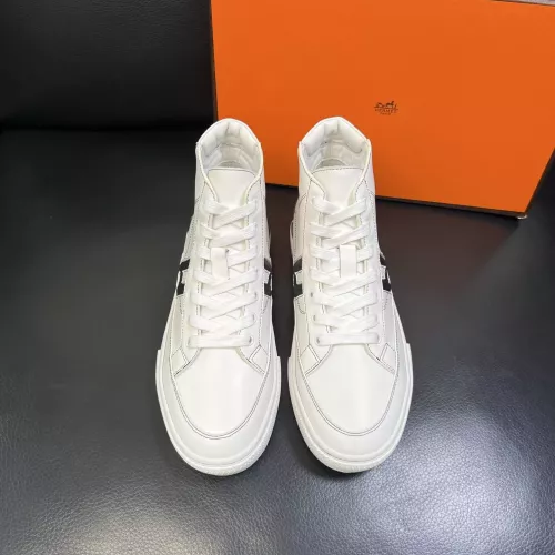 Replica Hermes High Tops Shoes For Men #1380918 $132.00 USD for Wholesale
