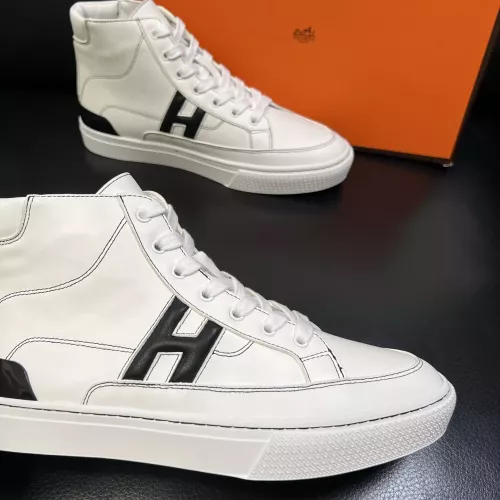 Replica Hermes High Tops Shoes For Men #1380918 $132.00 USD for Wholesale