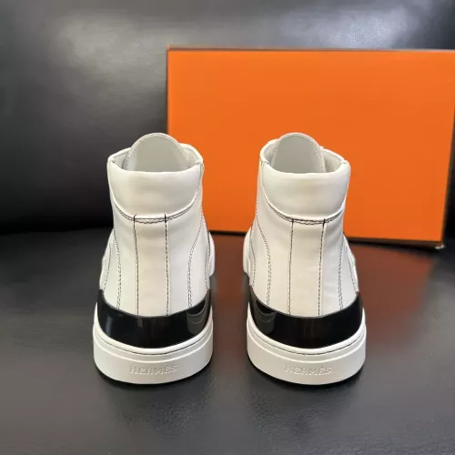 Replica Hermes High Tops Shoes For Men #1380918 $132.00 USD for Wholesale