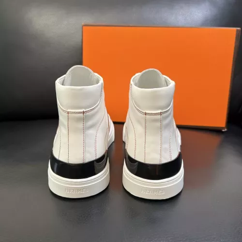 Replica Hermes High Tops Shoes For Men #1380919 $132.00 USD for Wholesale