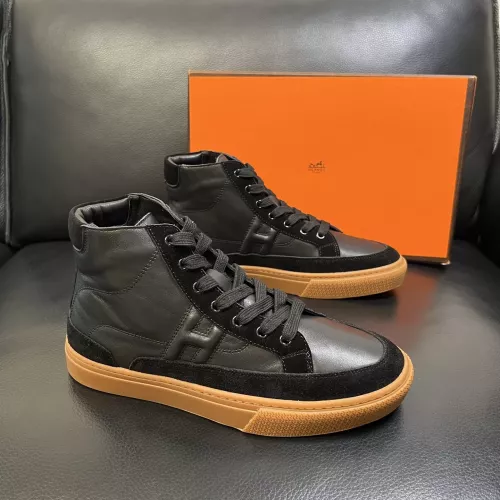 Replica Hermes High Tops Shoes For Men #1380920 $132.00 USD for Wholesale