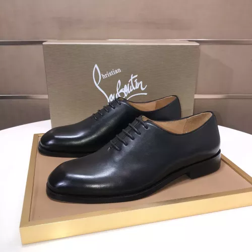 Christian Louboutin Leather Shoes For Men #1381054 $112.00 USD, Wholesale Replica Christian Louboutin Leather Shoes