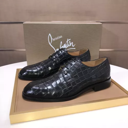 Christian Louboutin Leather Shoes For Men #1381056 $112.00 USD, Wholesale Replica Christian Louboutin Leather Shoes