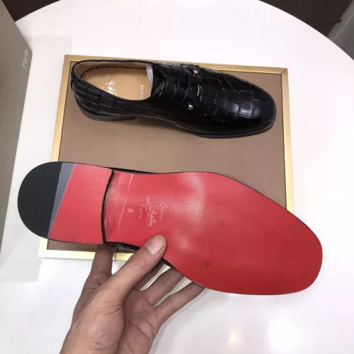Replica Christian Louboutin Leather Shoes For Men #1381056 $112.00 USD for Wholesale