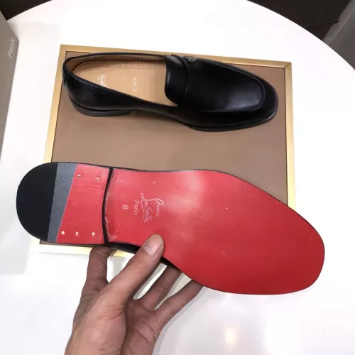 Replica Christian Louboutin Leather Shoes For Men #1381057 $112.00 USD for Wholesale