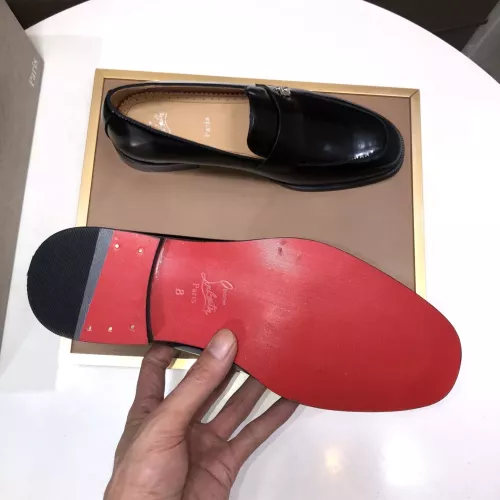 Replica Christian Louboutin Leather Shoes For Men #1381058 $112.00 USD for Wholesale