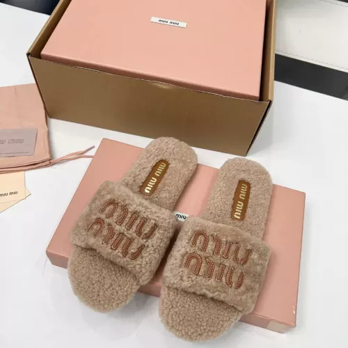 MIU MIU Slippers For Women #1381060 $88.00 USD, Wholesale Replica MIU MIU Slippers