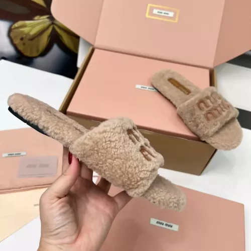 Replica MIU MIU Slippers For Women #1381060 $88.00 USD for Wholesale