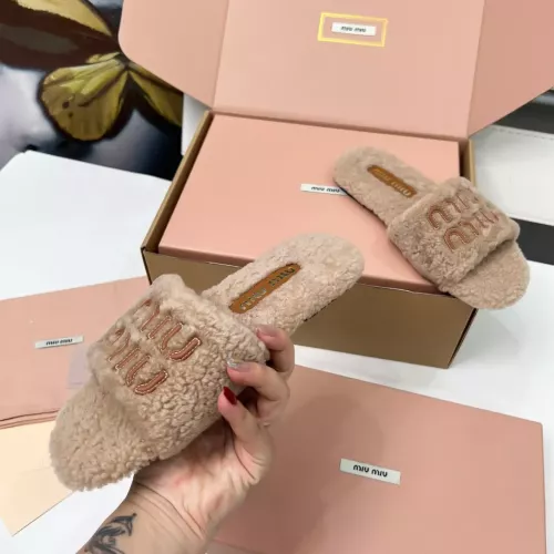 Replica MIU MIU Slippers For Women #1381060 $88.00 USD for Wholesale
