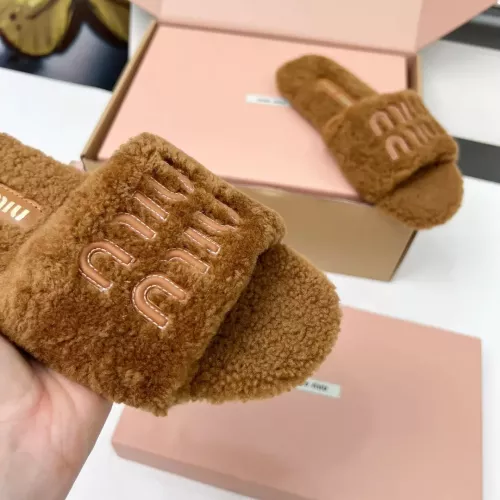Replica MIU MIU Slippers For Women #1381061 $88.00 USD for Wholesale