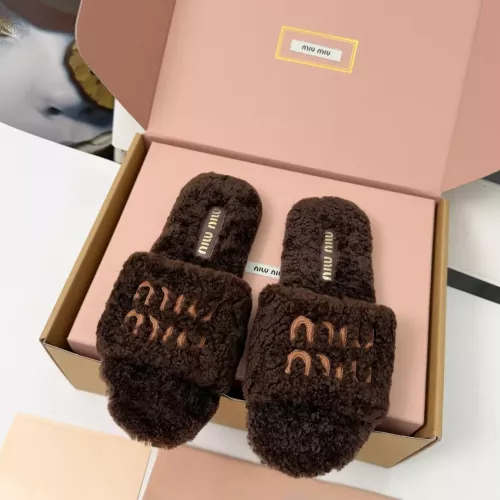 MIU MIU Slippers For Women #1381062 $88.00 USD, Wholesale Replica MIU MIU Slippers