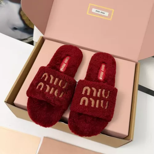 MIU MIU Slippers For Women #1381063 $88.00 USD, Wholesale Replica MIU MIU Slippers