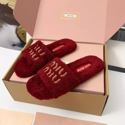 Replica MIU MIU Slippers For Women #1381063 $88.00 USD for Wholesale