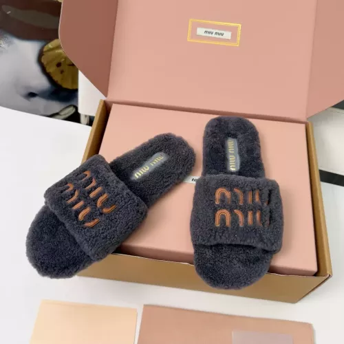 MIU MIU Slippers For Women #1381064 $88.00 USD, Wholesale Replica MIU MIU Slippers
