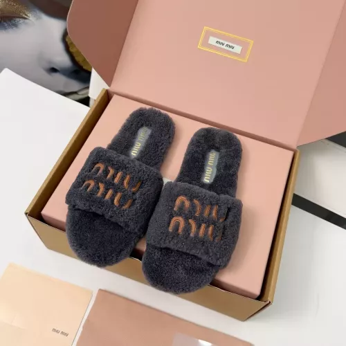 Replica MIU MIU Slippers For Women #1381064 $88.00 USD for Wholesale